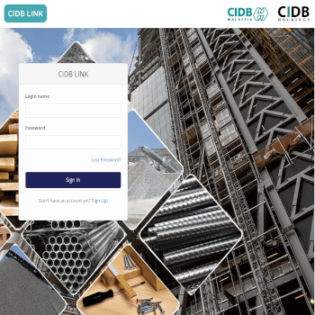 CIDB Link -unique digital platform for construction sector